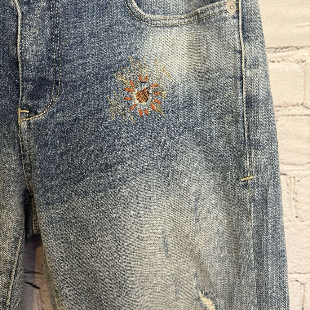 Pilcro Anthropologie Boho Patchwork Patch Slim Bo… - image 7